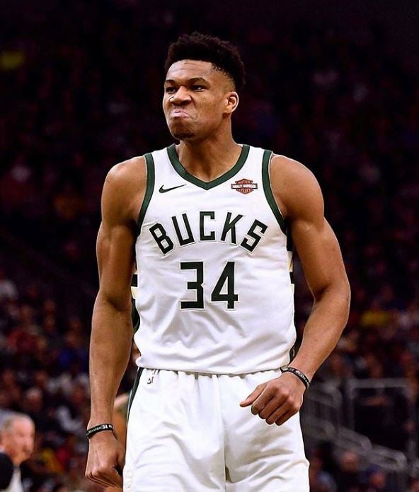 Antetokounmpo, en un juego con Milwaukee 