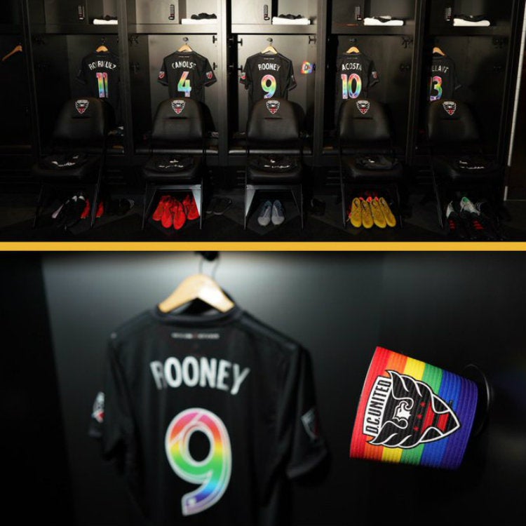 DC United porta dorsales en honor a la comunidad LGBT