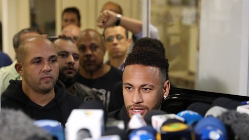 Neymar da declaraciones tras una audiencia 