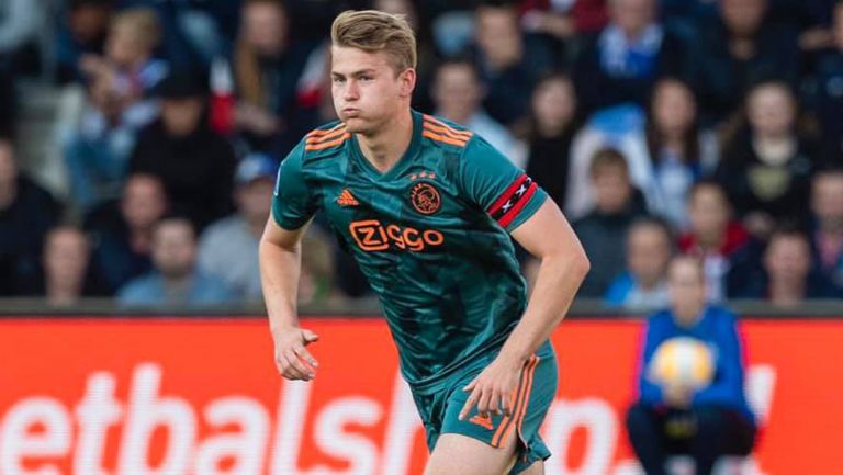 De Ligt, durante un duelo con el Ajax en Holanda