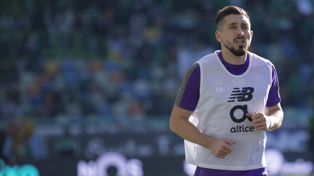 Héctor Herrera previo a un duelo con el Porto 