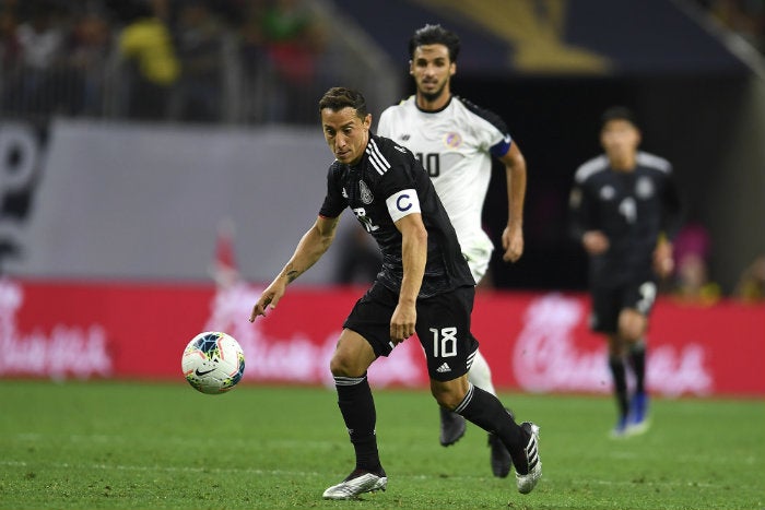 Guardado, en el partido contra Costa Rica