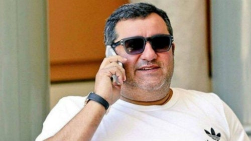 Mino Raiola, representante de varias figuras del futbol