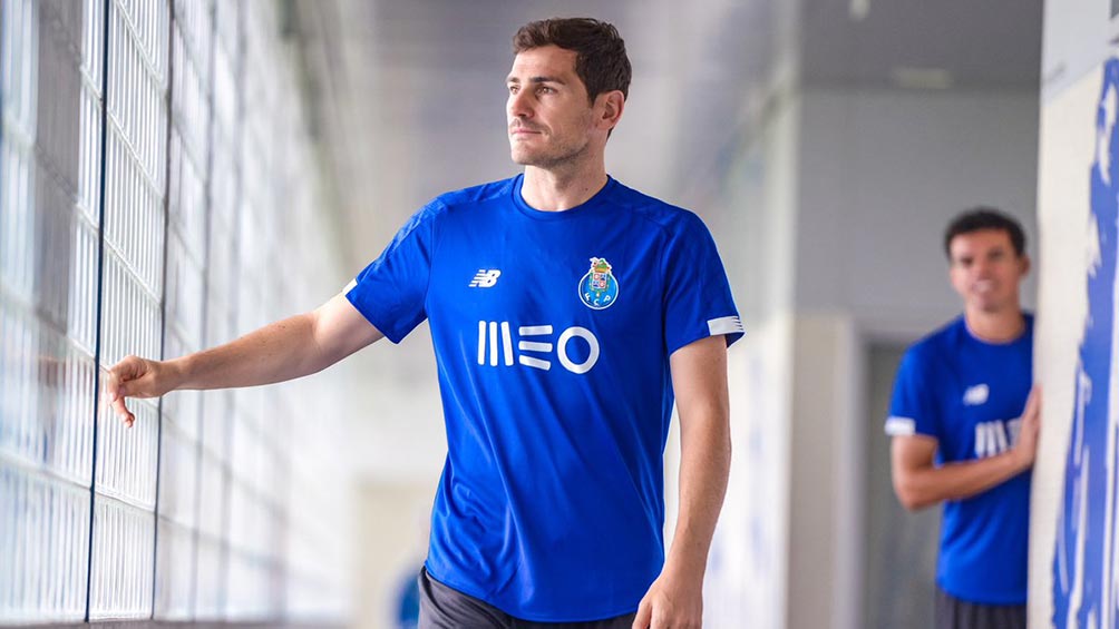 Iker Casillas en las instalaciones del Porto