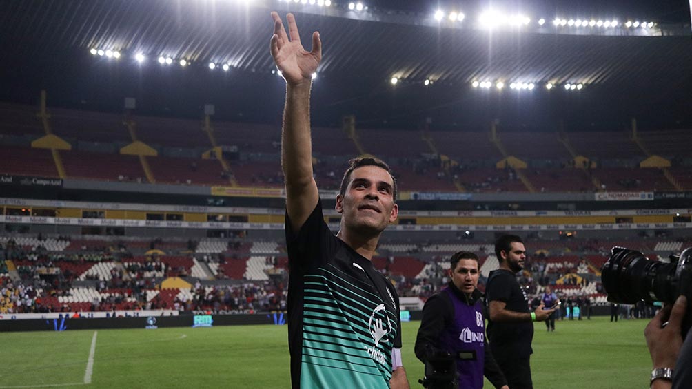 Rafael Márquez en su partido de despedida