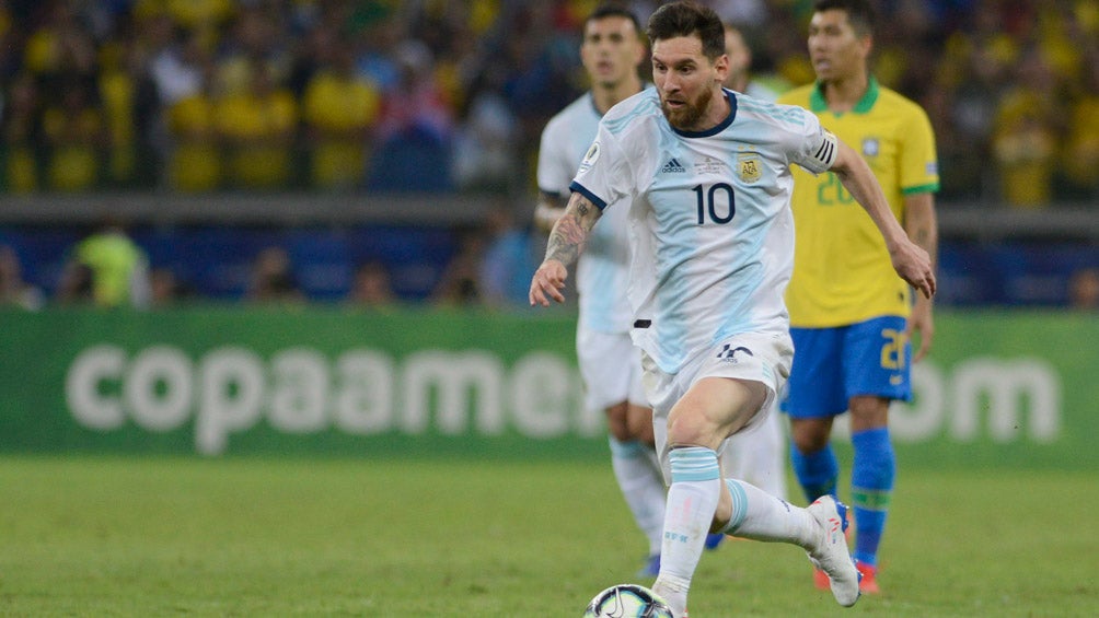 Lionel Messi, durante el duelo ante Brasil de Copa América 