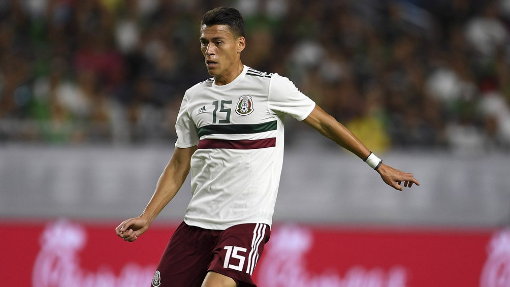 Héctor Moreno, durante el duelo ante Haití en Copa Oro 