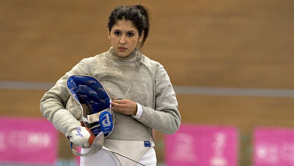 Paola Pliego durante una práctica previo al Festival Deportivo Panamericano 2014