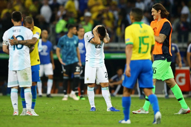 Argentina lamenta derrota ante Brasil en Copa América