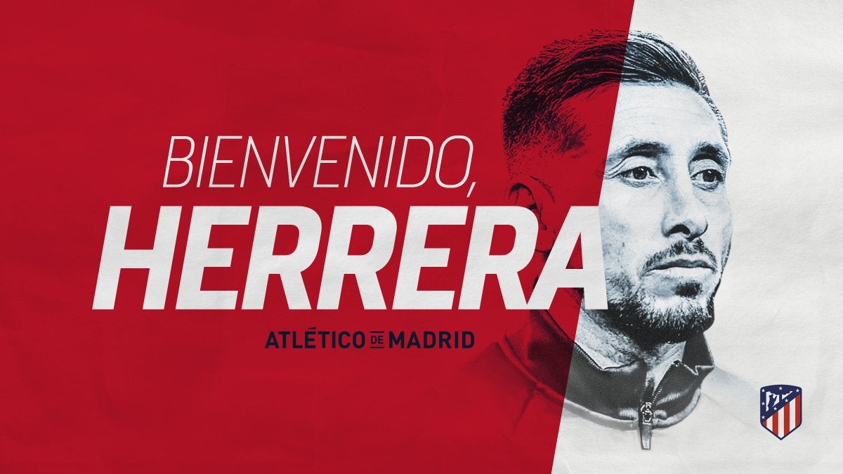 Anuncio del Atlético de Madrid del fichaje de Héctor Herrera