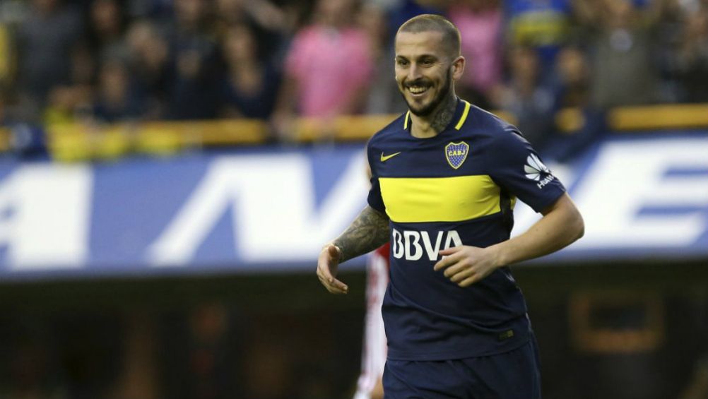 Darío Benedetto, durante un partido con el Boca 