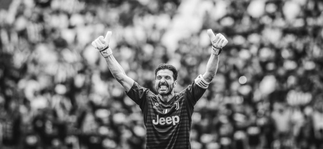 Buffon celebra un triunfo con La Vecchia Signora