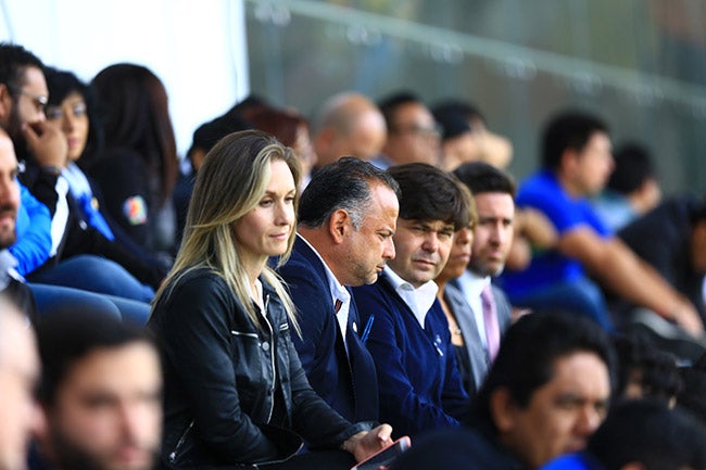 Nelly Simón, durante el evento de la Liga Femenil