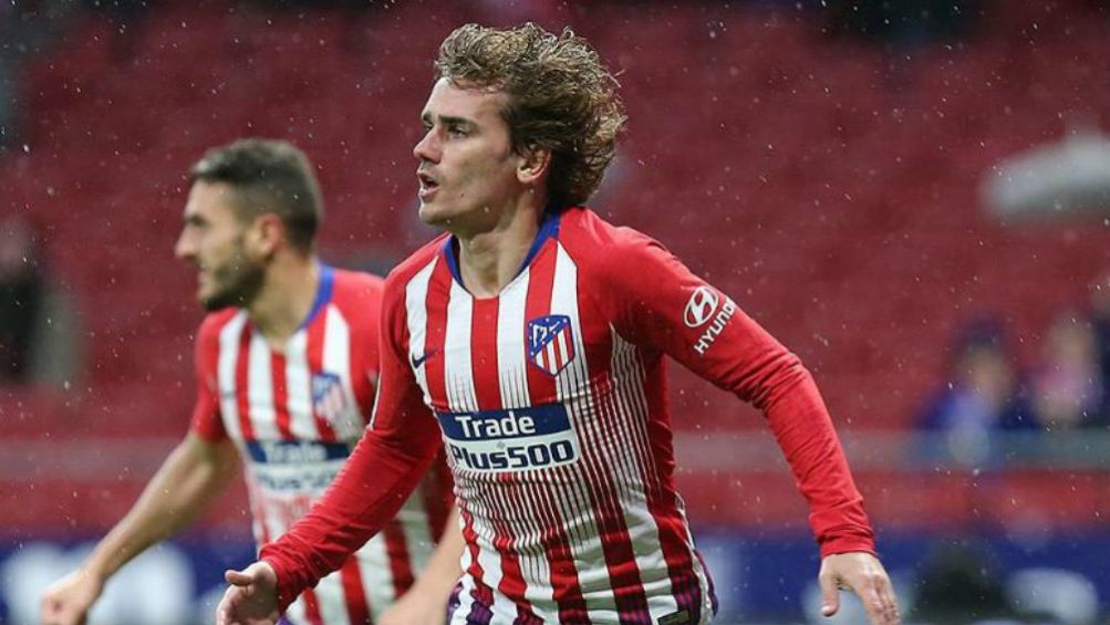 Griezmann en un juego de Atlético de Madrid