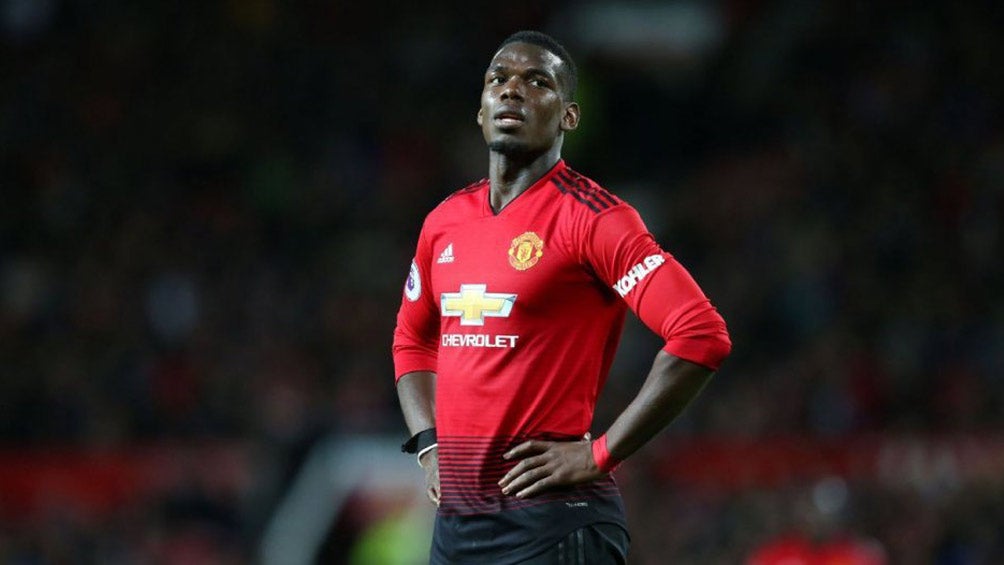 Paul Pogba, durante un juego con el Manchester United