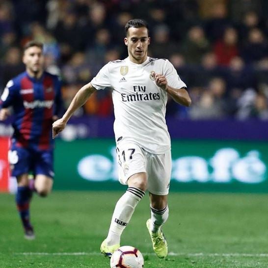 Lucas, en un partido del Real Madrid