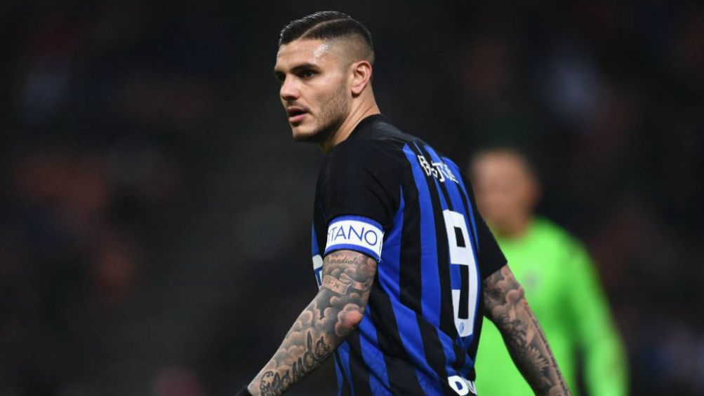 Mauro Icardi, durante un juego con el Inter de Milán