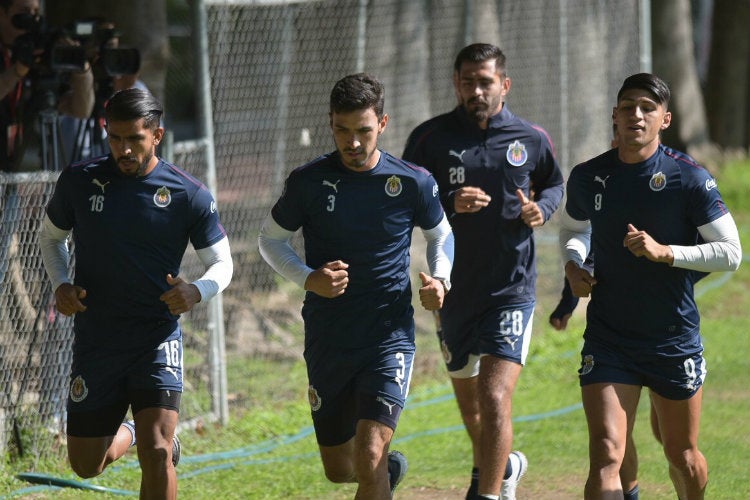 Chivas, durante una práctica de cara al Apertura 2019