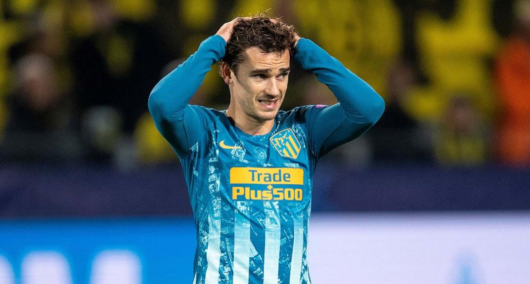 Griezmann, en lamento durante un partido