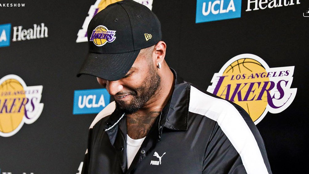 DeMarcus Cousins, en su presentación con Lakers