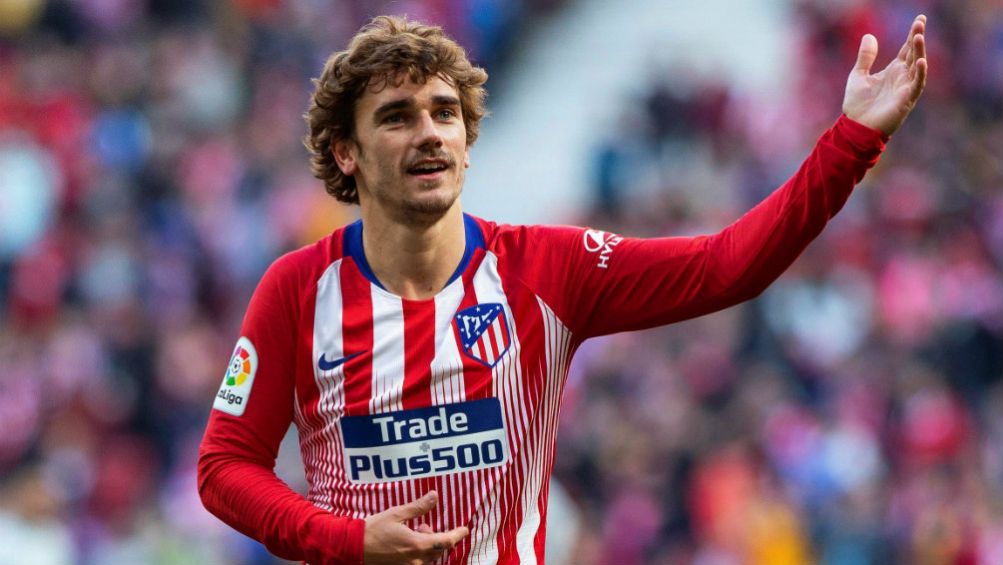 Antoine Griezmann celebra un gol con el Atlético de Madrid