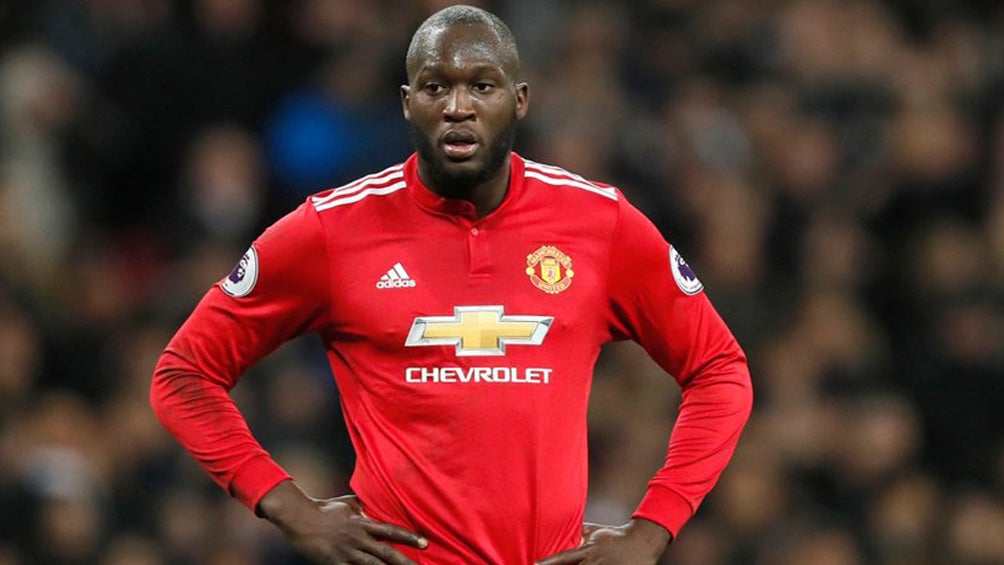 Romelu Lukaku, durante un juego con el Manchester United