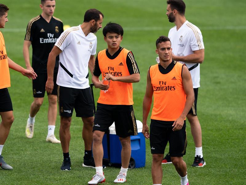 Kubo, en la pretemporada del Real Madrid en Canadá