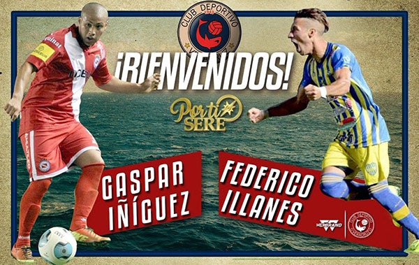 Gaspar Iñiguez y Federico Illanes son jugadores de Veracruz