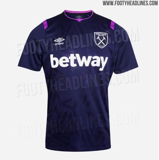 Posible tercer jersey de los Hammers para la temporada 2019-20