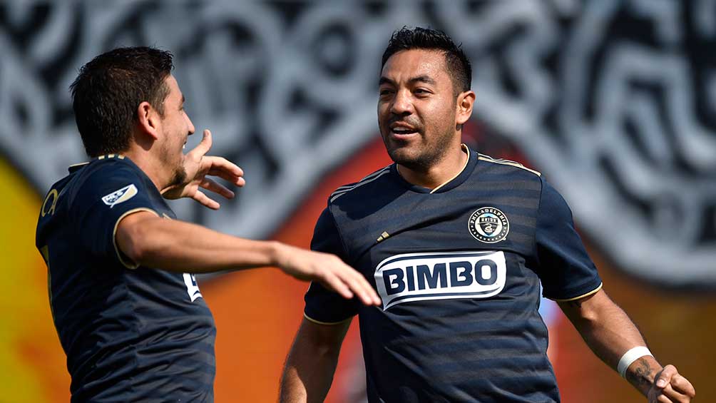 Marco Fabián durante un juego de la MLS