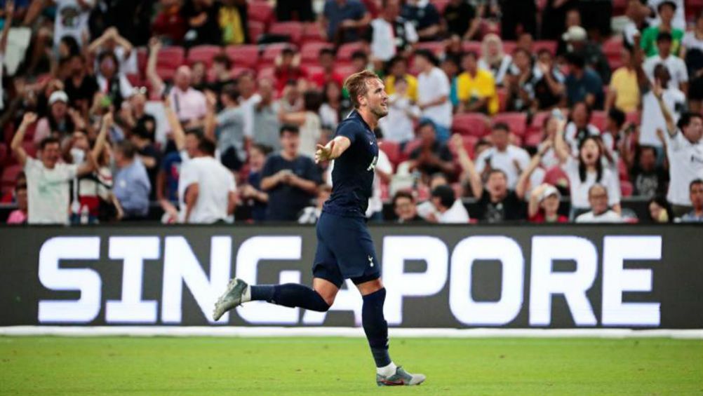 Kane festeja gol contra Juventus