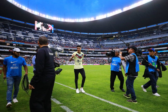 Álvarez, en su despedida del América