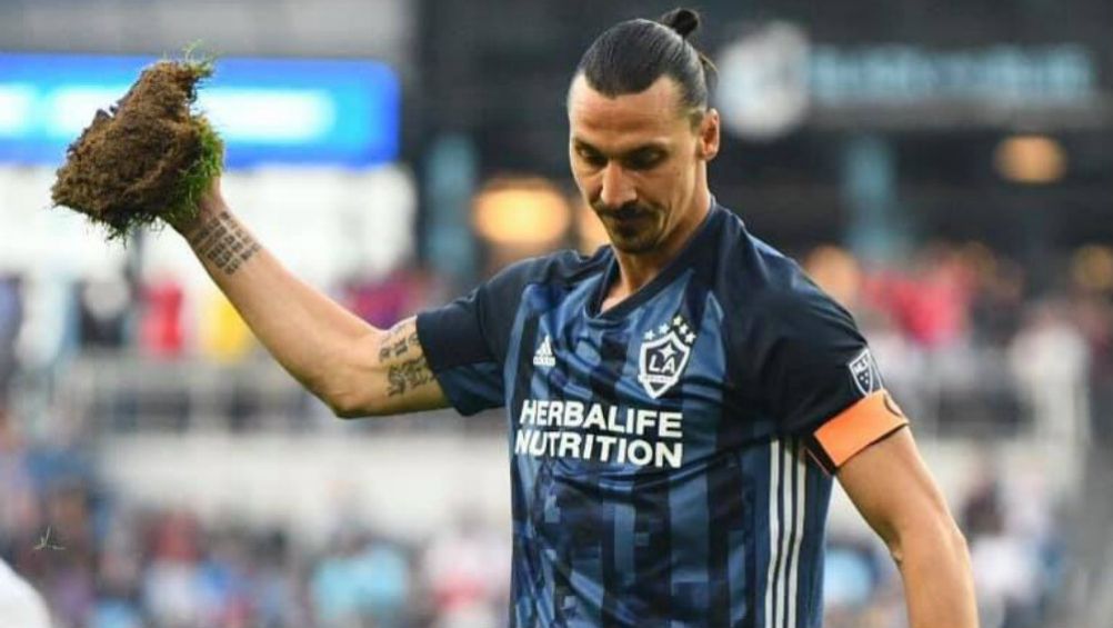 Zlatan, en un partido del LA Galaxy