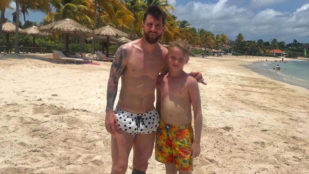 Messi niño vacaciones