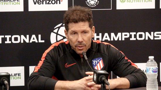 Simeone, ne conferencia de prensa