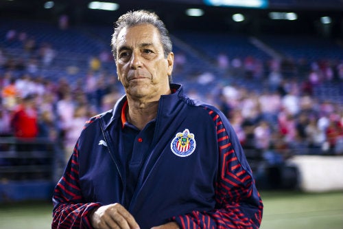 Tomás Boy durante un partido con Chivas 