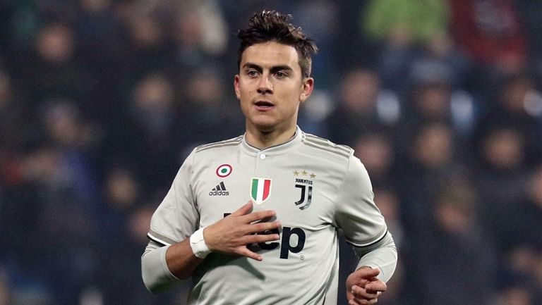 Paulo Dybala en un partido de Juventus