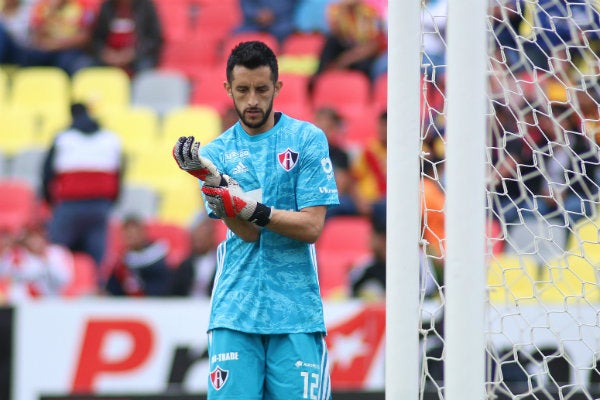 Camilo Vargas durante el partido