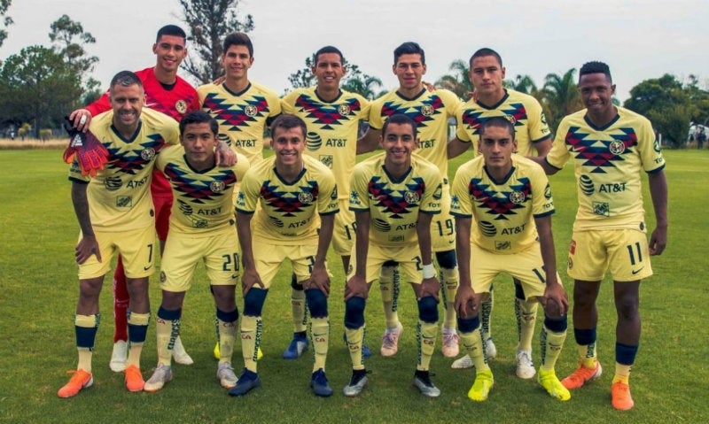 Once de América Sub 20 frente a Léon del Apertura 2019