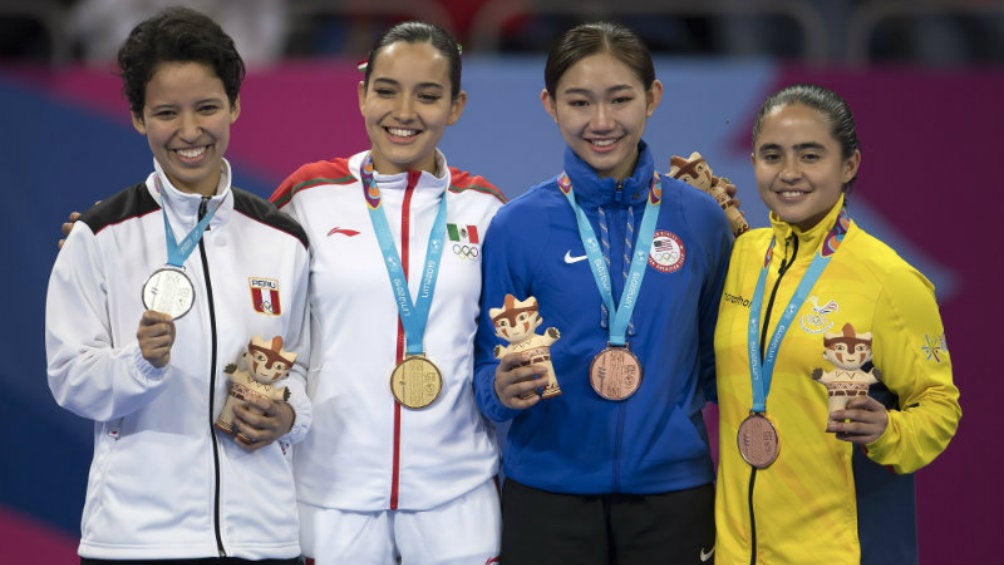 Medallistas de taekwondo poomsae individual femenino en Lima 2019