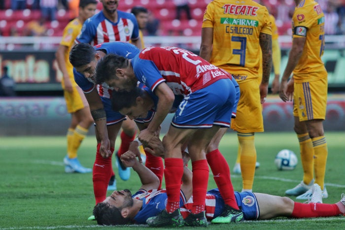 Briseño tras anotar contra Tigres