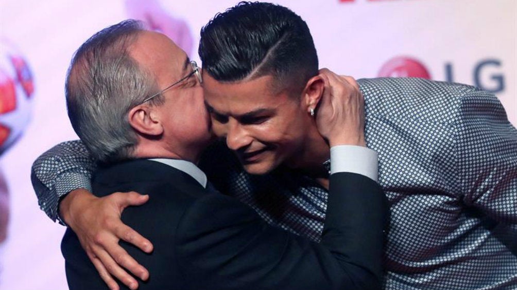 Florentino Pérez felicita al portugués por su premio