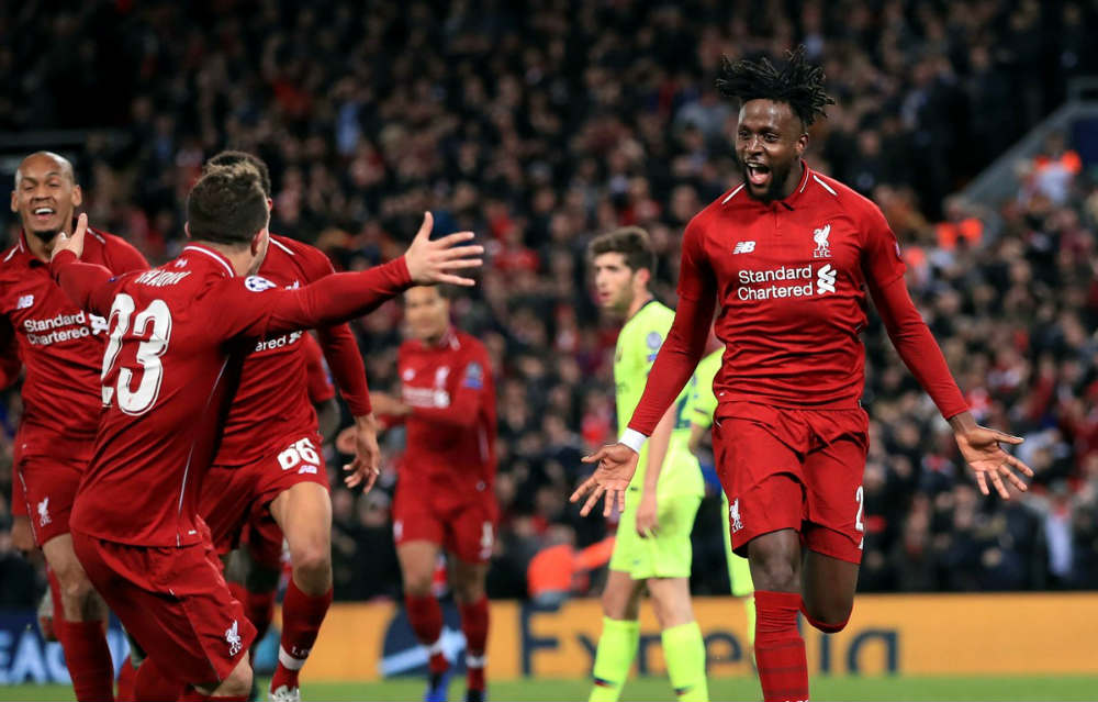 Liverpool celebra triunfo sobre el Barcelona