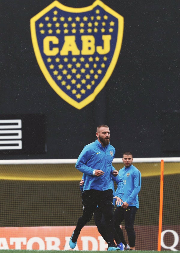 Daniele de Rossi ya se entrenó con su nuevo club 