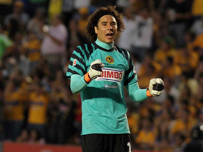 Guillermo Ochoa en su etapa con el América