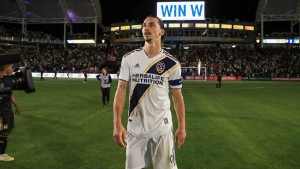 Zlatan tras el partido contra el LAFC