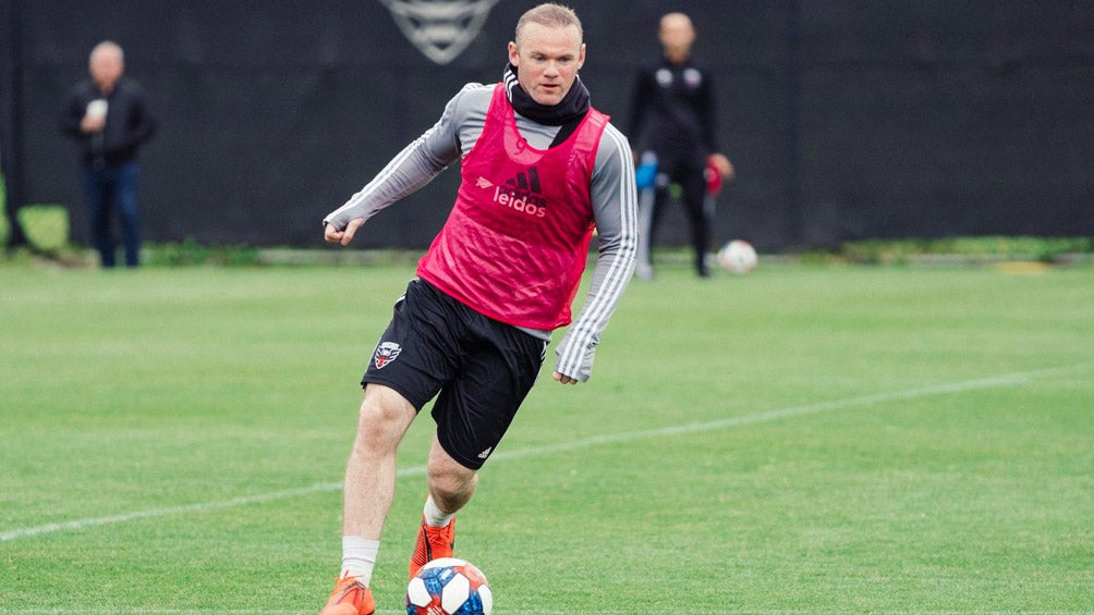 Wayne Rooney, durante una sesión con el DC United