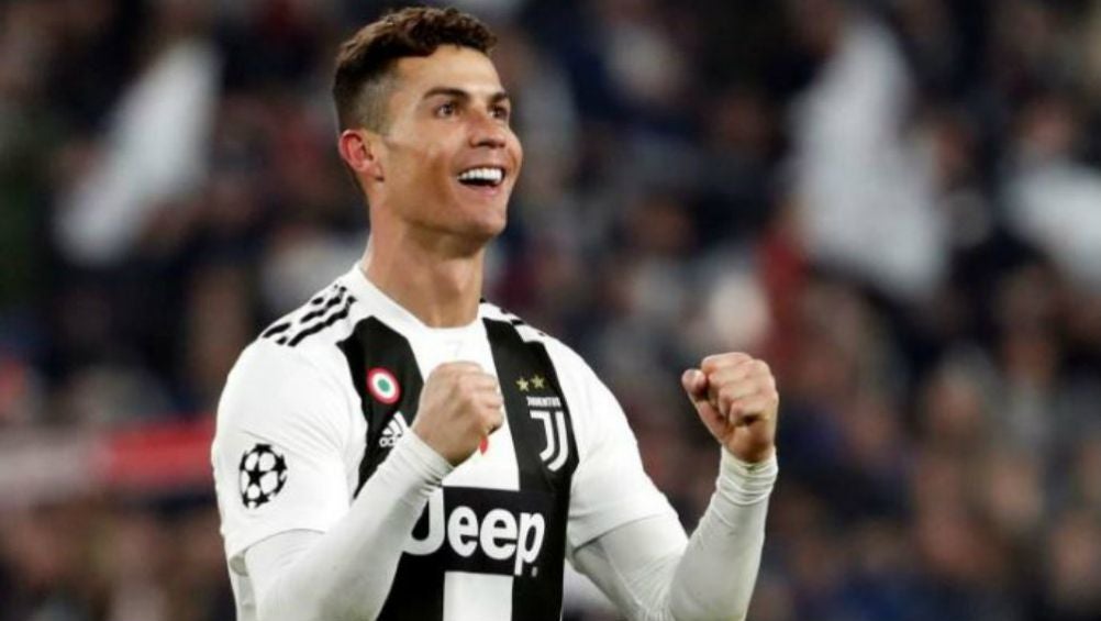 Cristiano, en festejo con Juventus