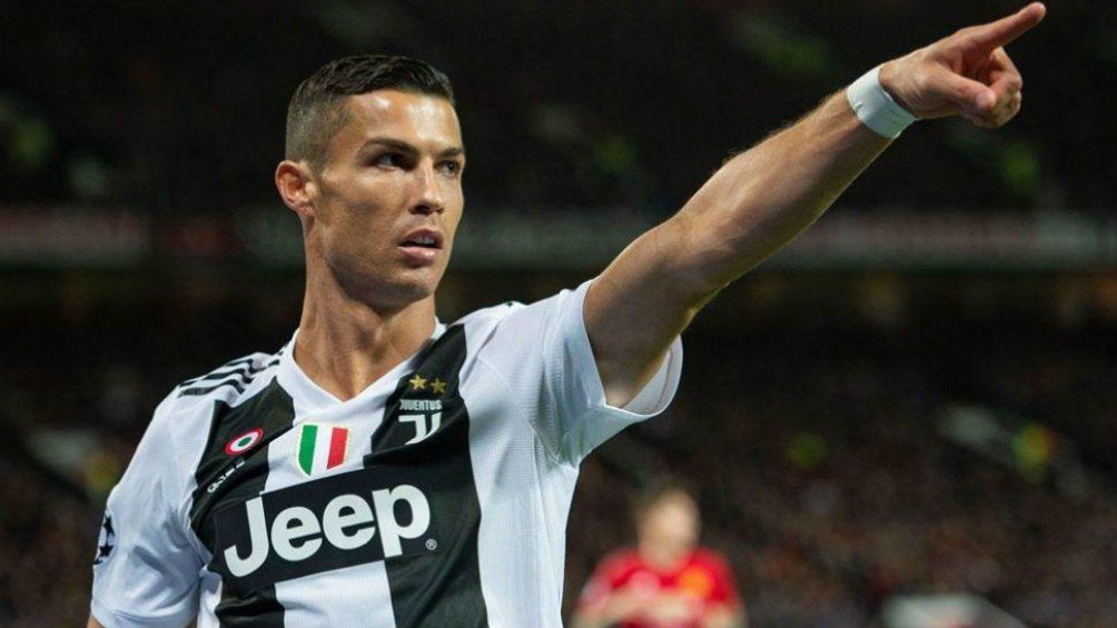 Cristiano Ronaldo durante un partido con la Juventus