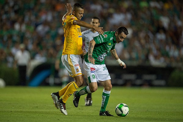 Rubens Sambueza, en la Final contra Tigres